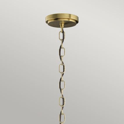 Quintiesse - Żyrandol na łańcuchu ROUX 3xE27/60W/230V śr. 40,6 cm złoty