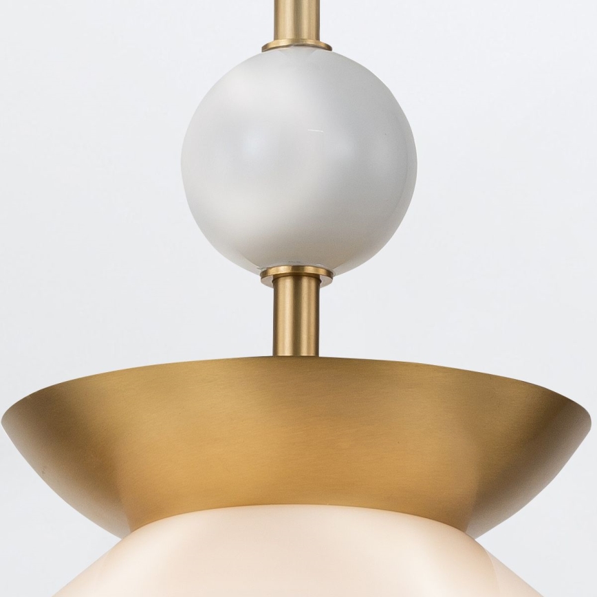 Quintiesse - Żyrandol na pręcie SAUCER M 1xE27/40W/230V Ø 36,6 cm złoty