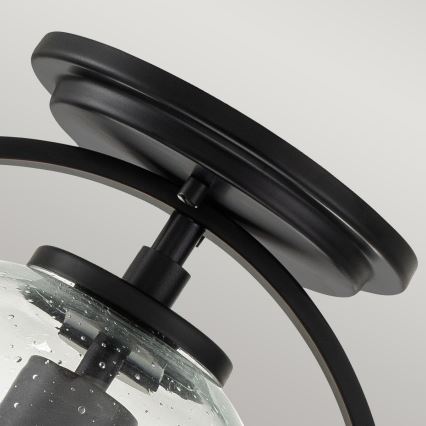 Quintiesse - Lampa sufitowa SOMERSET 1xE27/60W/230V Ø 28,2 cm czarna