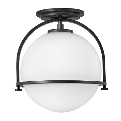 Quintiesse - Lampa sufitowa SOMERSET 1xE27/60W/230V śr. 28,2 cm czarna