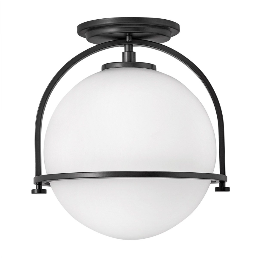 Quintiesse - Lampa sufitowa SOMERSET 1xE27/60W/230V śr. 28,2 cm czarna