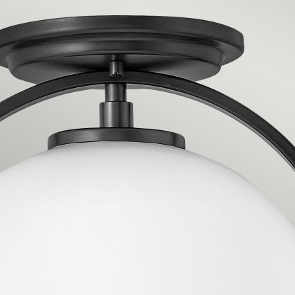 Quintiesse - Lampa sufitowa SOMERSET 1xE27/60W/230V śr. 28,2 cm czarna