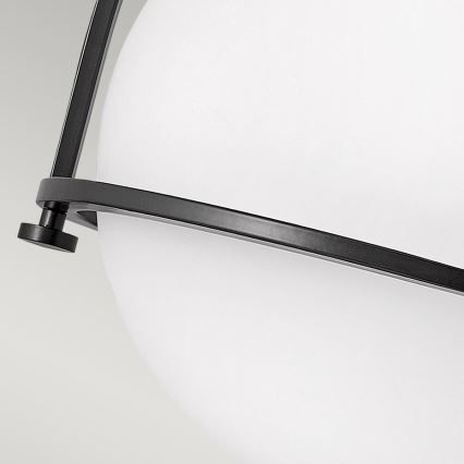 Quintiesse - Lampa sufitowa SOMERSET 1xE27/60W/230V śr. 28,2 cm czarna