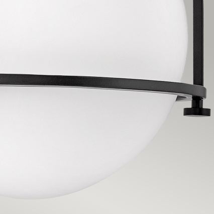 Quintiesse - Lampa sufitowa SOMERSET 1xE27/60W/230V śr. 28,2 cm czarna