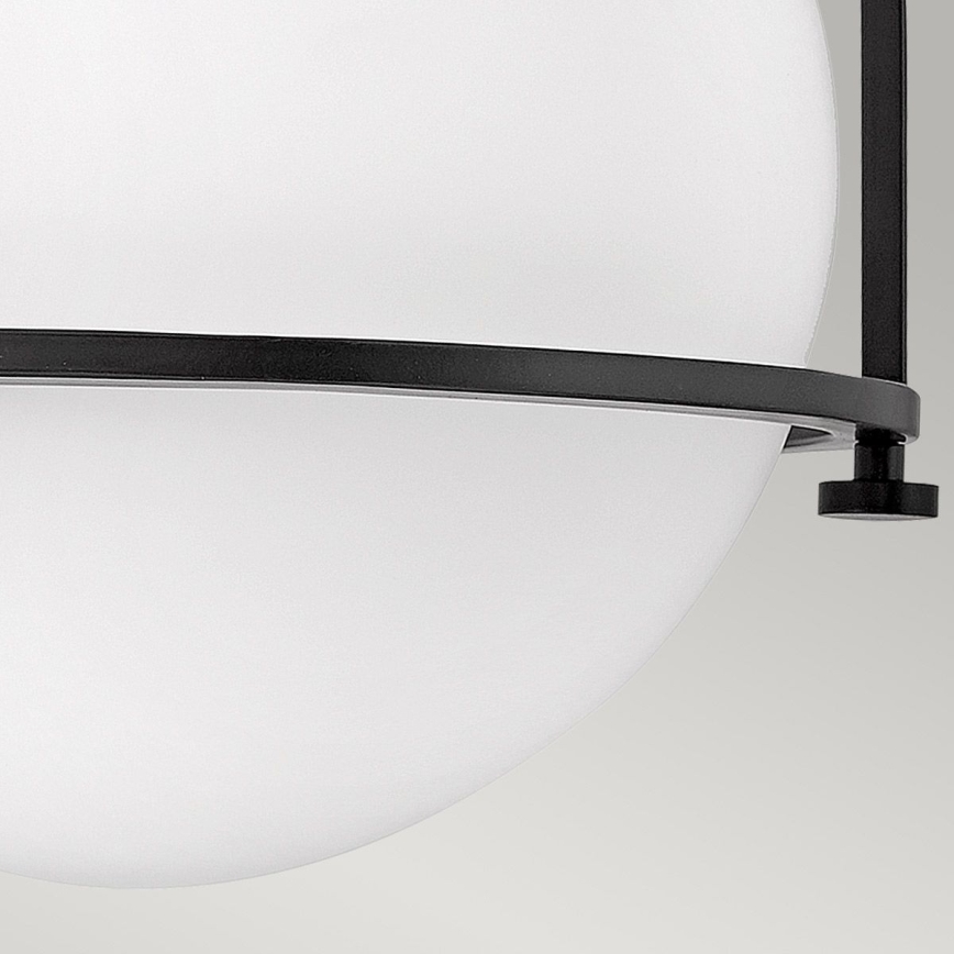 Quintiesse - Lampa sufitowa SOMERSET 1xE27/60W/230V śr. 28,2 cm czarna