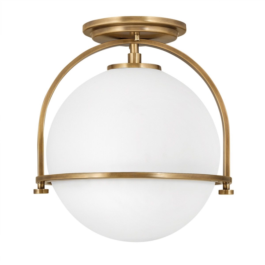 Quintiesse - Lampa sufitowa SOMERSET 1xE27/60W/230V śr. 28,2 cm złota
