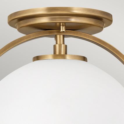Quintiesse - Lampa sufitowa SOMERSET 1xE27/60W/230V śr. 28,2 cm złota