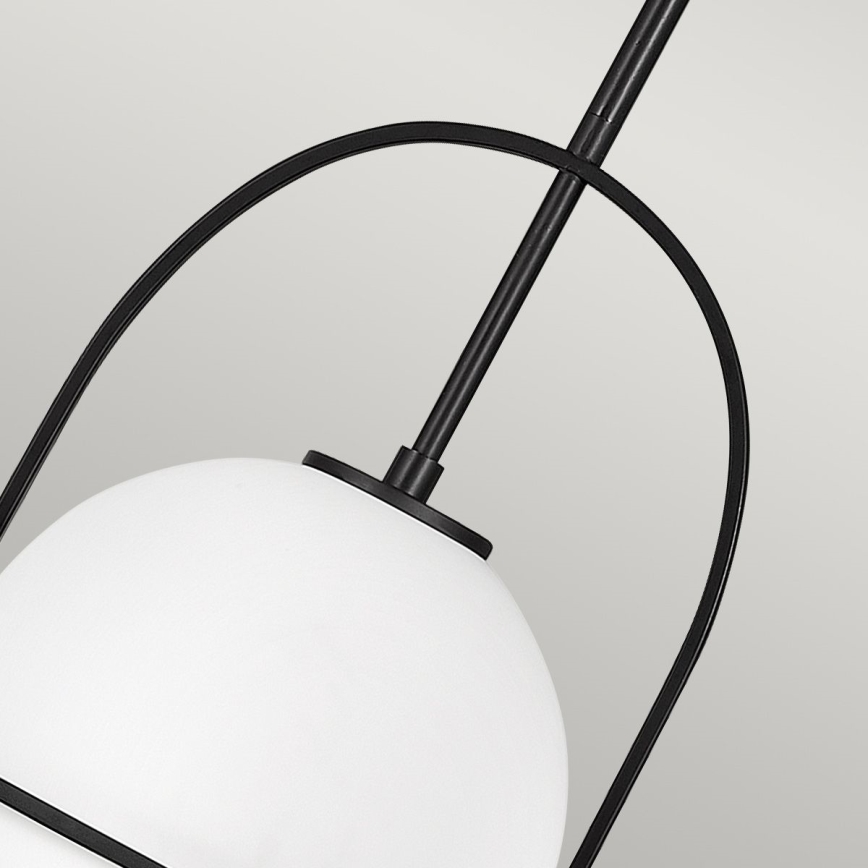 Quintiesse - Żyrandol na pręcie SOMERSET 1xE27/60W/230V śr. 28,9 cm czarny