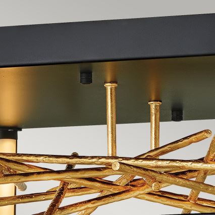 Quintiesse - Oprawa sufitowa LED STYX LED/8W/230V czarna/złota