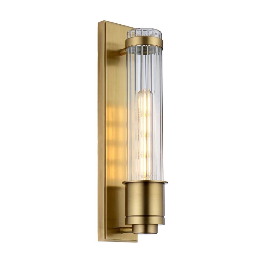 Quintiesse - Kinkiet łazienkowy WELLINGTON 1xE27/60W/230V IP44 złoty