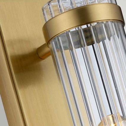 Quintiesse - Kinkiet łazienkowy WELLINGTON 1xE27/60W/230V IP44 złoty