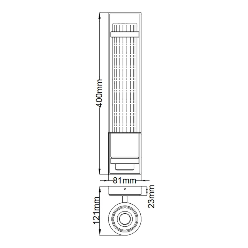 Quintiesse - Kinkiet łazienkowy WELLINGTON 1xE27/60W/230V IP44 złoty