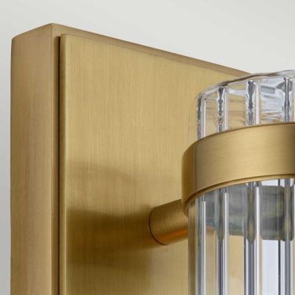 Quintiesse - LED łazienkowy kinkiet WELLINGTON 1xE27/7W/230V IP44 złoty