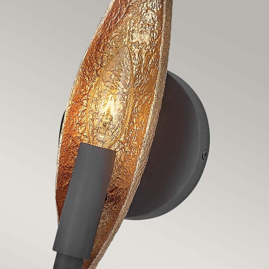 Quintiesse - Kinkiet WILLOW 1xE14/40W/230V złoty/czarny