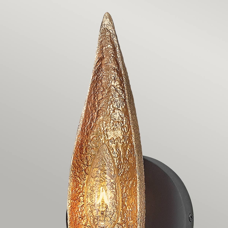 Quintiesse - Kinkiet WILLOW 1xE14/40W/230V złoty/czarny