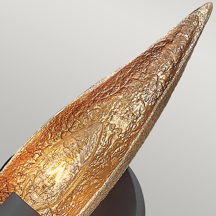 Quintiesse - Kinkiet WILLOW 1xE14/40W/230V złoty/czarny