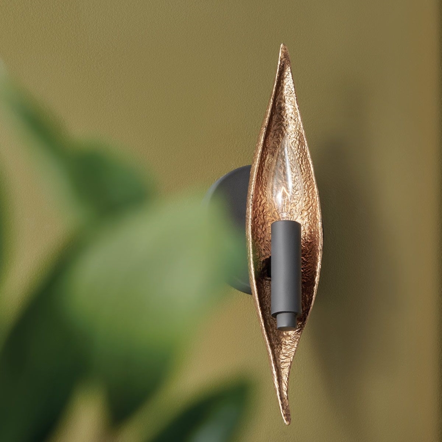 Quintiesse - Kinkiet WILLOW 1xE14/40W/230V złoty/czarny