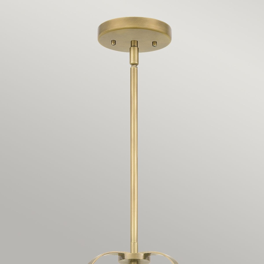 Quintiesse - Żyrandol na pręcie WIMBERLEY 3xE27/60W/230V śr. 35,6 cm złoty