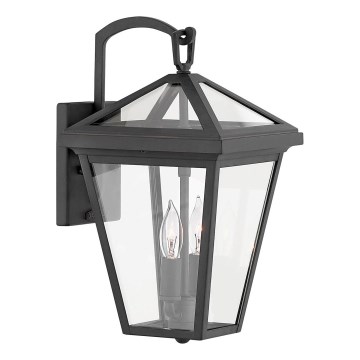 Quintiesse - Zewnętrzna lampa ścienna ALFORD S 2xE14/40W/230V IP44 czarna