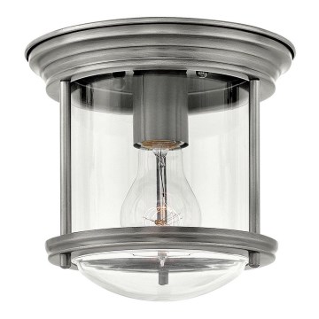 Quintiesse - Zewnętrzna lampa sufitowa HADRIAN 1xE27/60W/230V Ø 19,6 cm IP44 matowy chrom