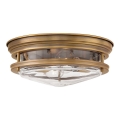 Quintiesse - Zewnętrzna lampa sufitowa HADRIAN 2xE27/40W/230V, śr. 30,5 cm, IP44, brązowa