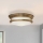 Quintiesse - Zewnętrzna lampa sufitowa HADRIAN 2xE27/40W/230V, śr. 30,5 cm, IP44, brązowa
