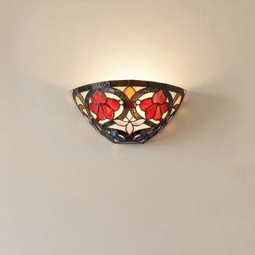 Quoizel - Kinkiet Tiffany LARISSA 2xE14/40W/230V