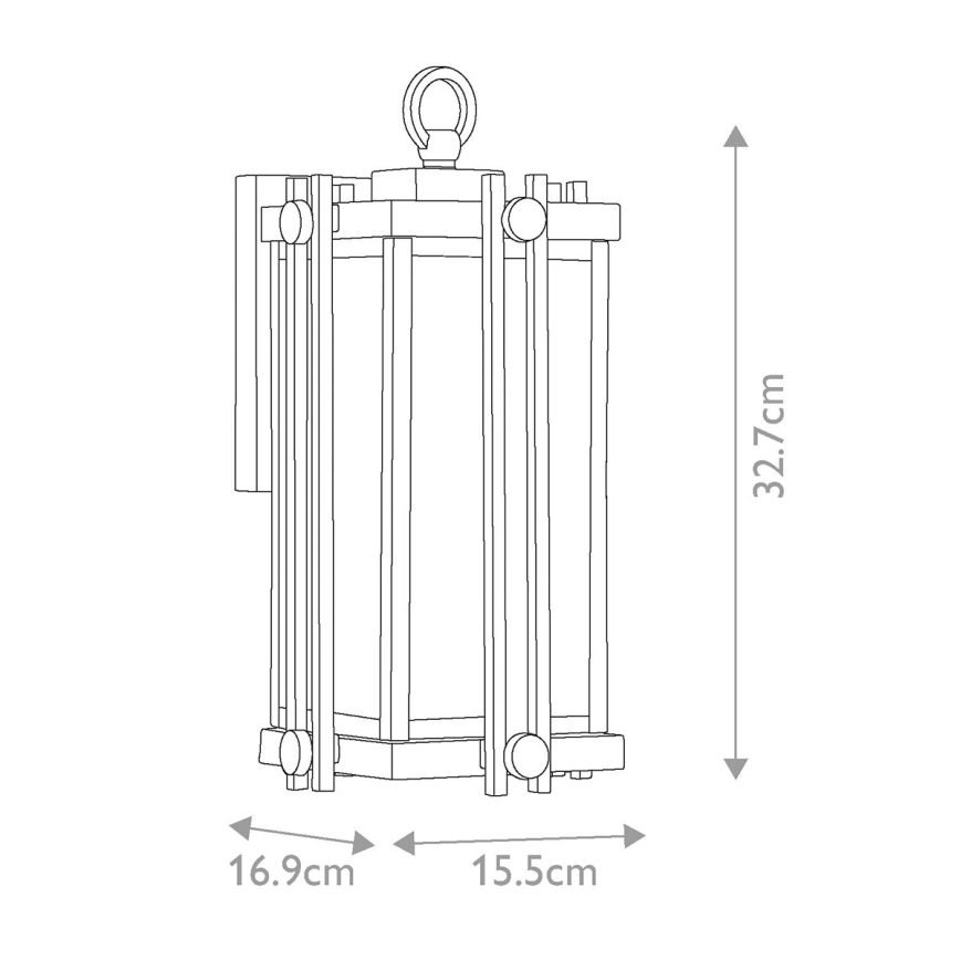 Quoizel - Kinkiet zewnętrzny GOLDENROD 1xE27/100W/230V IP44