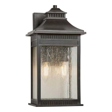 Quoizel - Kinkiet zewnętrzny LIVINGSTON 2xE14/40W/230V IP44