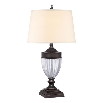 Quoizel - Lampa stołowa DENNISON 1xE27/60W/230V brąz
