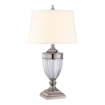 Quoizel - Lampa stołowa DENNISON 1xE27/60W/230V chrom błyszczący