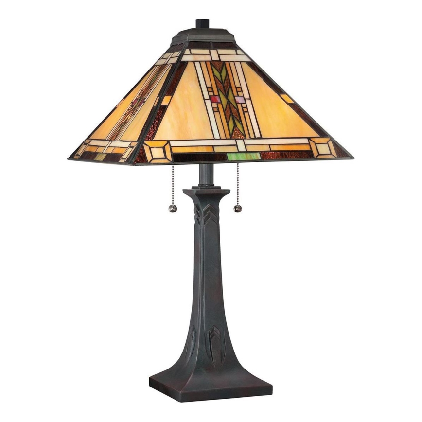 Quoizel - Lampa stołowa NAVAJO 2xE27/60W/230V