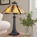 Quoizel - Lampa stołowa Tiffany NAVAJO 2xE27/60W/230V