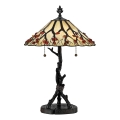 Quoizel - Lampa stołowa Tiffany WHISPERING 2xE27/60W/230V