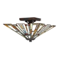Quoizel - Lampa sufitowa Tiffany MAYBECK 2xE27/60W/230V