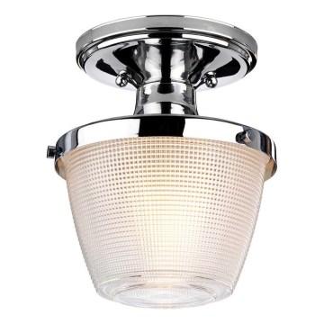 Quoizel - Plafon łazienkowy DUBLIN 1xE27/40W/230V IP44 chrom błyszczący