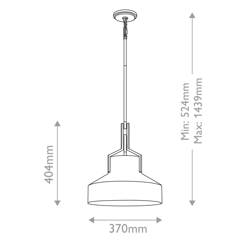 Quoizel - Żyrandol na pręcie BRECKEN 2xE27/60W/230V czarny/dekor marmuru