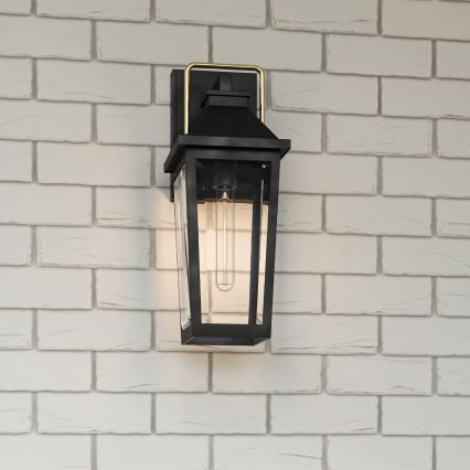 Quoizel - Kinkiet zewnętrzny BUCKLEY 1xE27/40W/230V IP44 czarny
