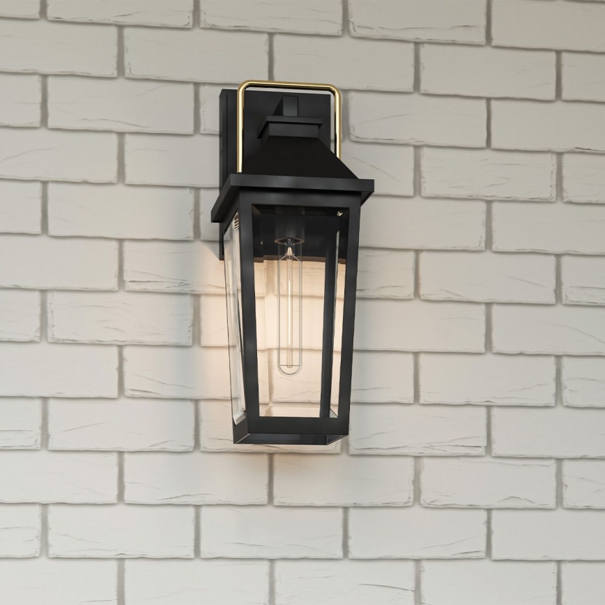 Quoizel - Kinkiet zewnętrzny BUCKLEY 1xE27/40W/230V IP44 czarny