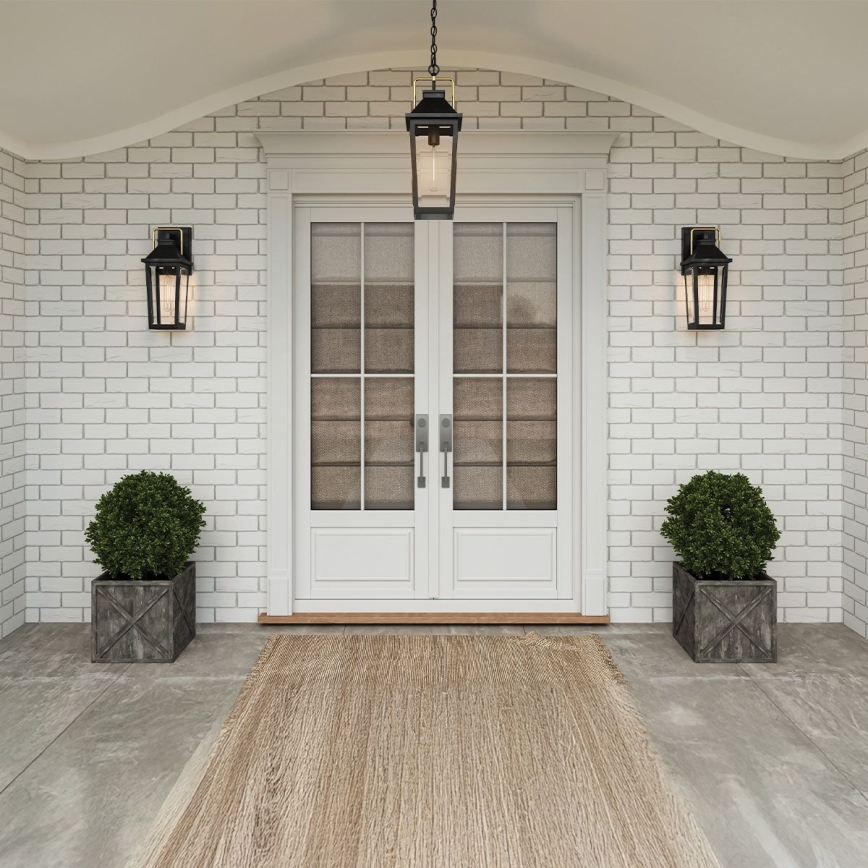 Quoizel - Zewnętrzny kinkiet BUCKLEY M 1xE27/40W/230V IP44 czarny