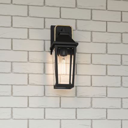 Quoizel - Kinkiet zewnętrzny BUCKLEY 1xE27/40W/230V IP44 czarny