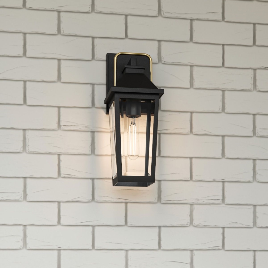Quoizel - Kinkiet zewnętrzny BUCKLEY 1xE27/40W/230V IP44 czarny