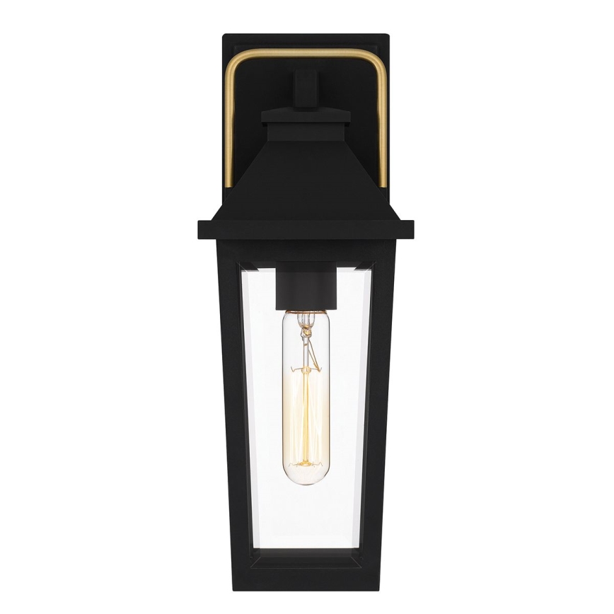 Quoizel - Kinkiet zewnętrzny BUCKLEY 1xE27/40W/230V IP44 czarny