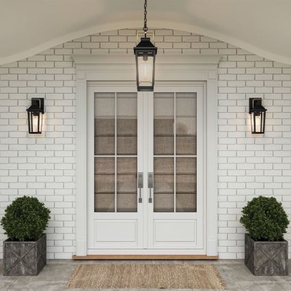 Quoizel - Kinkiet zewnętrzny BUCKLEY S 1xE27/40W/230V IP44 czarny