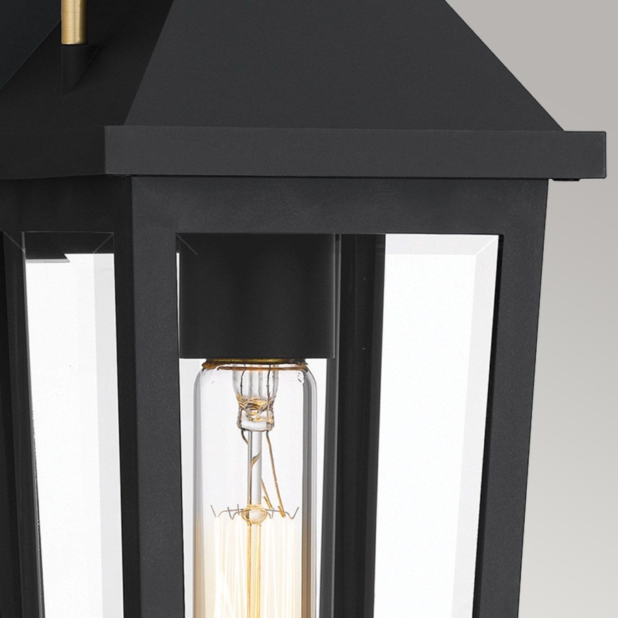 Quoizel - Kinkiet zewnętrzny BUCKLEY S 1xE27/40W/230V IP44 czarny