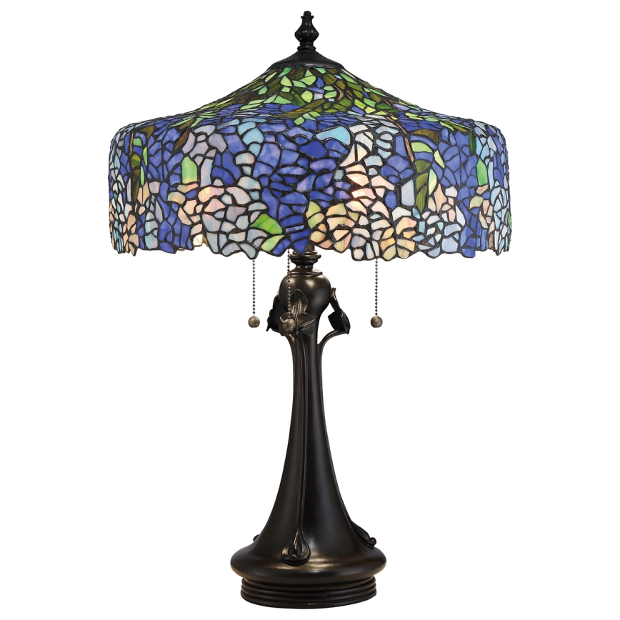 Quoizel - Lampa stołowa COBALT 3xE27/60W/230V
