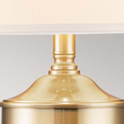 Quoizel - Lampa stołowa DENNISON 1xE27/60W/230V złota