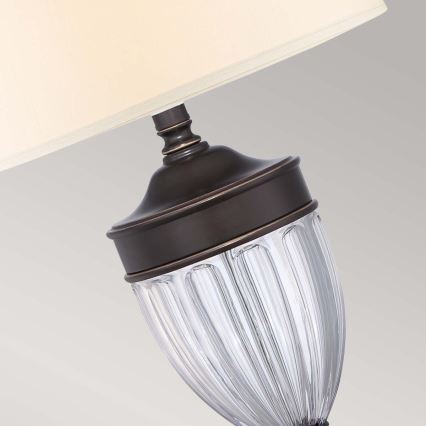 Quoizel - Lampa stołowa DENNISON 1xE27/60W/230V brąz