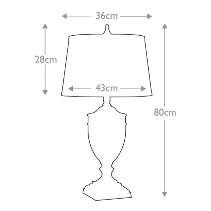 Quoizel - Lampa stołowa DENNISON 1xE27/60W/230V chrom błyszczący
