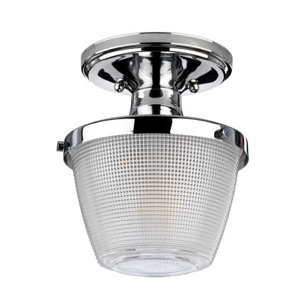 Quoizel - Plafon łazienkowy DUBLIN 1xE27/40W/230V IP44 chrom błyszczący